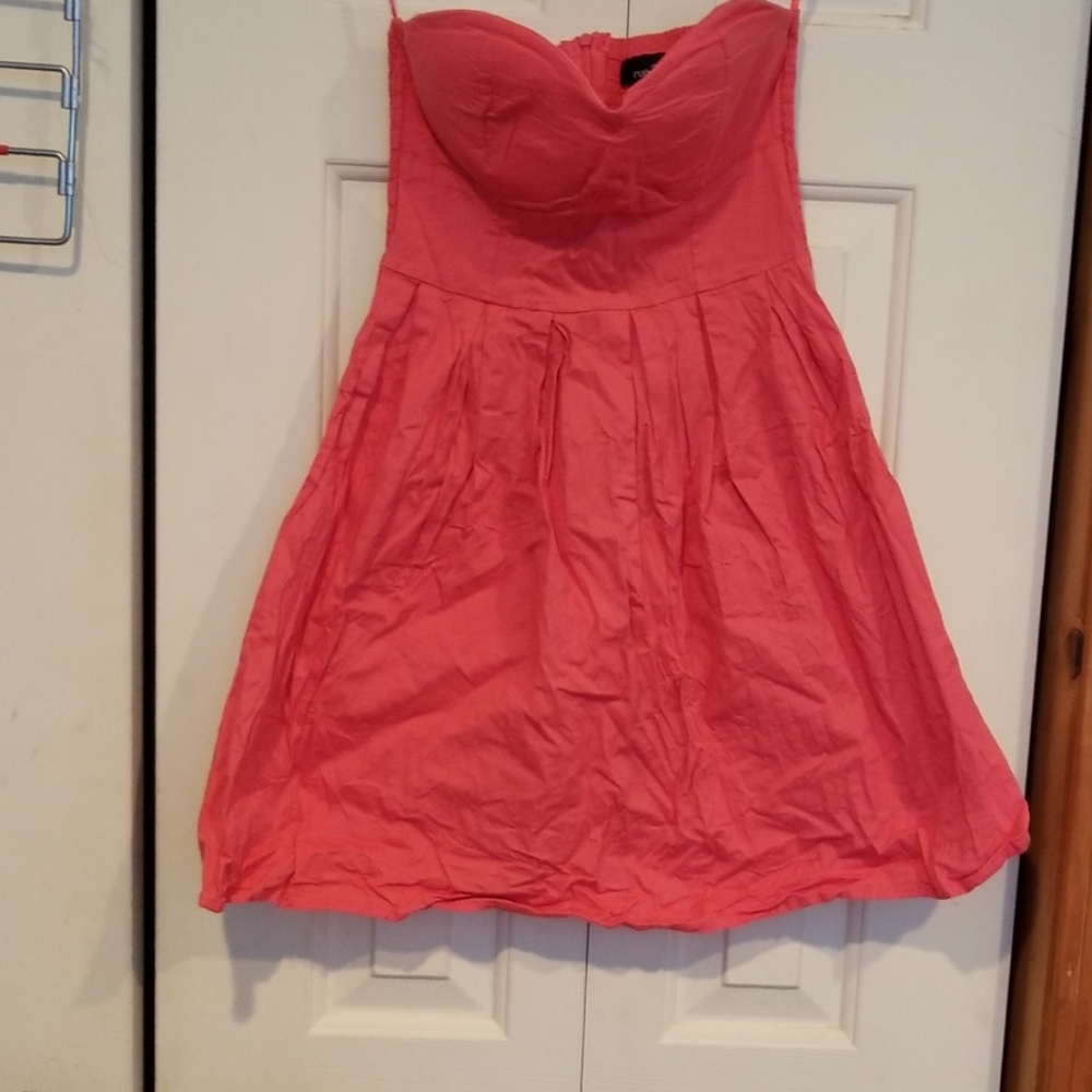 Rue21 strapless pink top